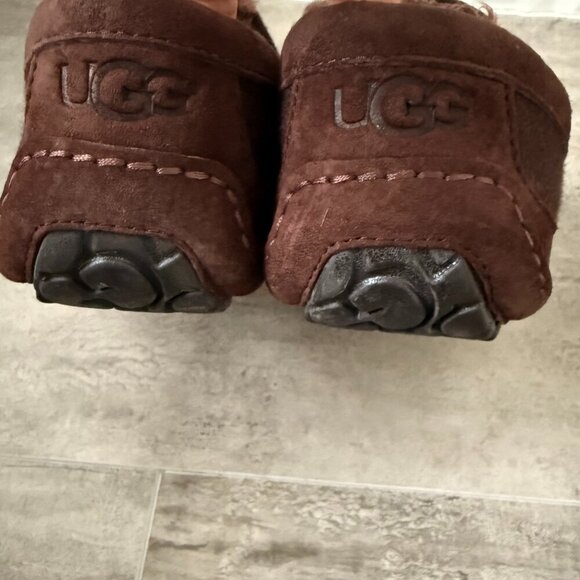 UGG Men's Brown Ascot Corduroy II Moccasin Slipper Size 12 - Picture 4 of 12
